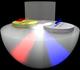 Bimetallic nanoantenna separates colors of light